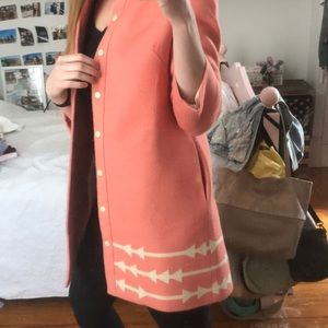 Anthropologie Spring Jacket Native American Detail